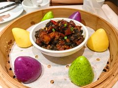 径山干菜焖肉配窝窝头-径山十八道·风味民间菜(华夏之心店)