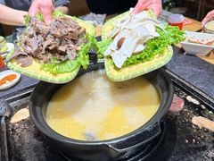 -有一锅·野生菌黑山羊腊排骨火锅(古城北门店)