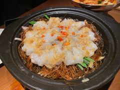蒜蓉粉丝蒸扇贝-绿茶餐厅(朝阳大悦城店)