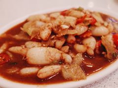 xo酱炒象拔蚌-旅南活海鲜-屏东(墾丁海鮮，海鮮餐廳，墾丁團體合菜，平價熱炒，墾丁熱炒店，活海鮮推薦，在地海鮮餐廳)