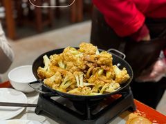 干锅有机花菜-郑州烤鸭总店