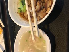 云吞面干拌-马来西亚美食街