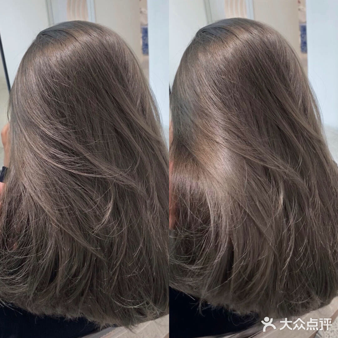 不挑肤色的显白发色 冷棕灰色 显白又温柔 显白发色 不用漂发
