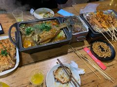 -路边摊小炉子烧烤