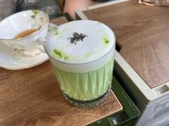羽衣甘蓝青苹果热拿铁-FUNFUN有饭花园聚会餐厅