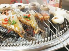 黑虎虾-围炉肉舍•炭烤活鳗•丹东海鲜烤肉(步行街店)