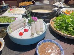 竹笙虾卷-大匠工房古船木艺术餐厅·猪肚鸡专门店(长白仙岛店)