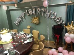 -小鲤鱼生日气球派对会场策划布置