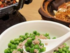 甜豆蒸肉沫-味上湘菜馆(河马店)