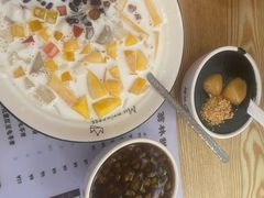 芝麻糊拼汤圆-翁林甜品