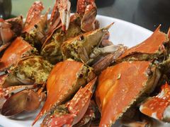 对半煎梭子蟹（每只）-佳味海鲜(华春路店)