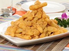 肉熔焗蟹味菇-渡海小渔村.老辈日照菜