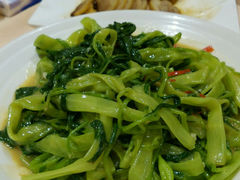 椒丝腐乳炒通菜-德烨酒家