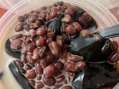 红豆鲜奶烧仙草-古乡居甜品(大信店)