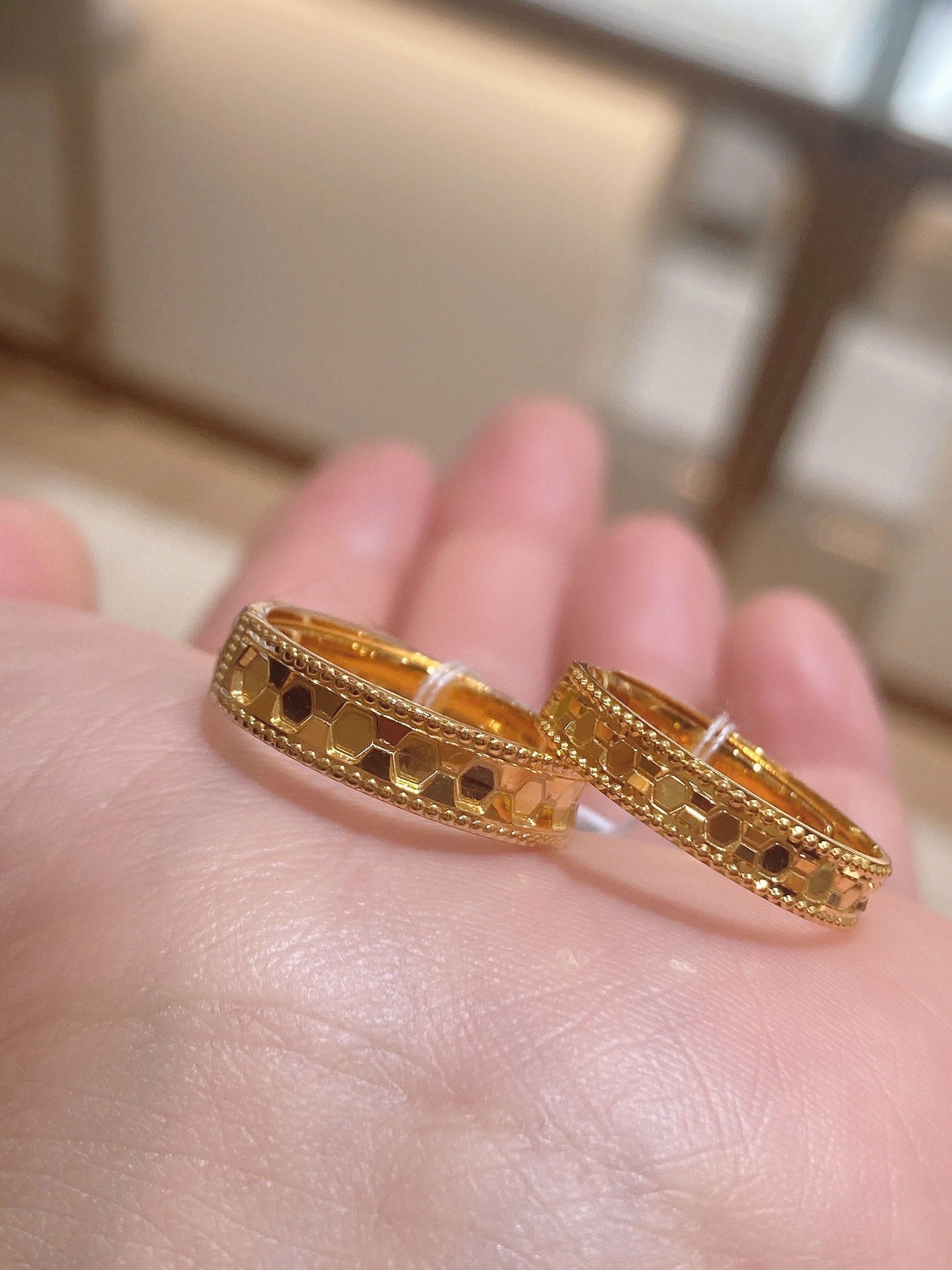 适合结婚的黄金对戒