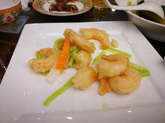 炸烹虾肉-烤肉季饭庄