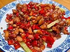 干煸辣子鸡-汉小城·老铫子藕汤·乡野湖北菜(江汉路吉庆街店)