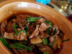 老干妈炒猪肝-禾田下生态餐厅(华天城总店)