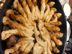 大公鸡粘卷子-华盛园卷子王农家菜水库鱼