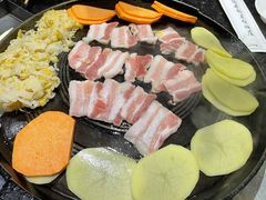 烤猪五花肉-海花锅盖烧烤店(怡馨家园店)