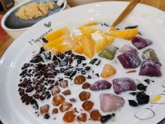芒果椰汁仙草粿-翁林甜品