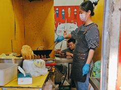 -小红车炸蛋葱油饼