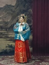 -后宫·古装汉服京剧儿童亲子全家福摄影