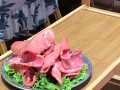 牦牛肉-宏宏无烟石板烧烤