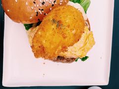 炸蛋汉堡-Lets burger非常汉堡·环球风味(蓝色港湾店)