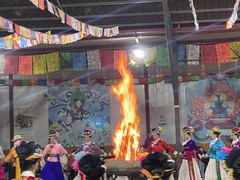 -摩梭传统篝火晚会