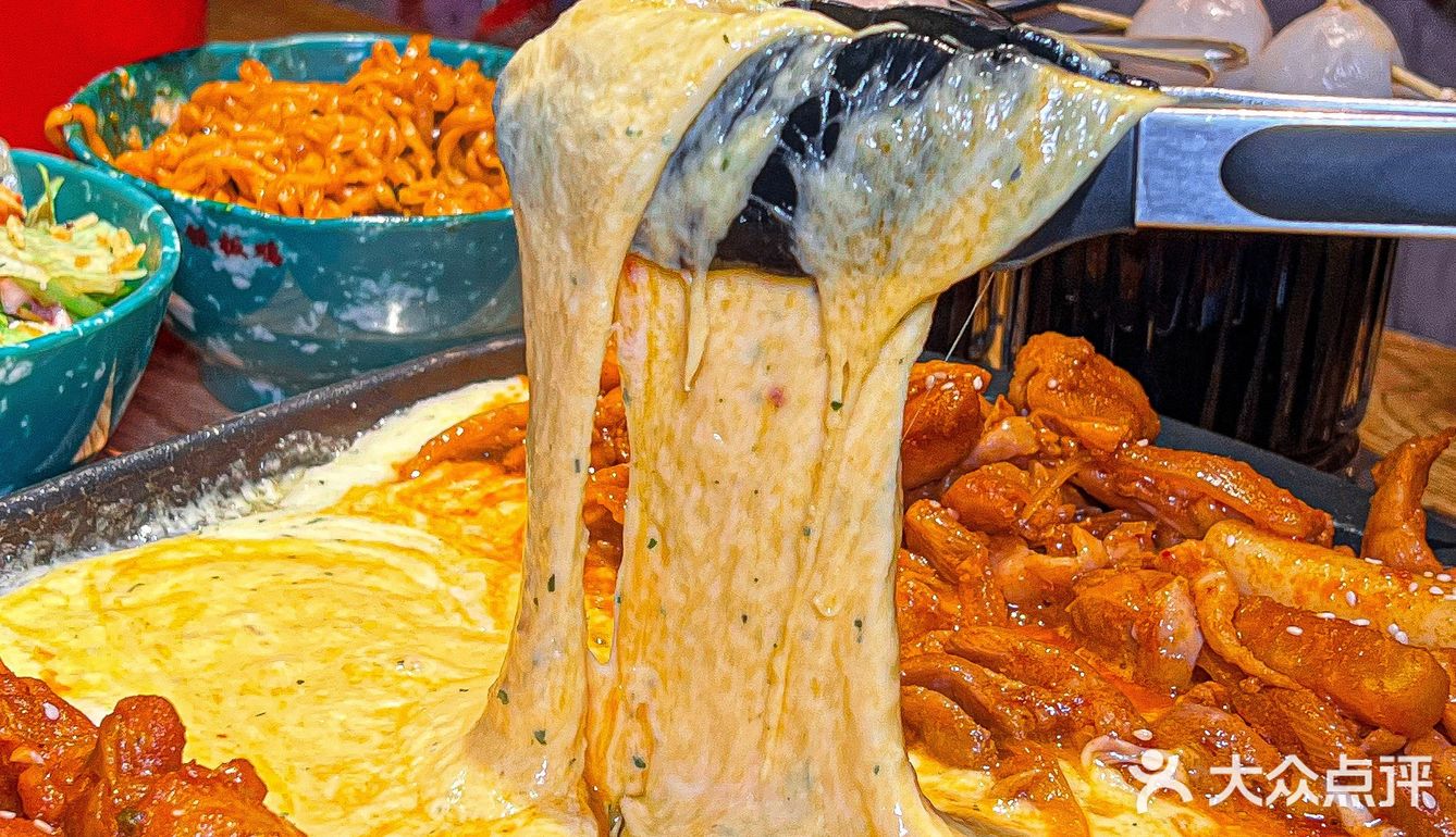 超级拉丝的芝士瀑布‼️每次半夜都忍不住💦