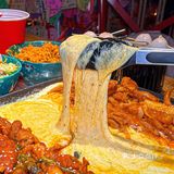 超级拉丝的芝士瀑布‼️每次半夜都忍不住💦