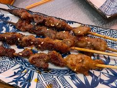 烤羊肉串-探鱼·鲜青椒爽麻烤鱼(苏宁广场店)