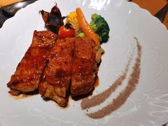 脆皮蜜汁鸡排-香樟花园法式铁板烧(恒隆广场店)
