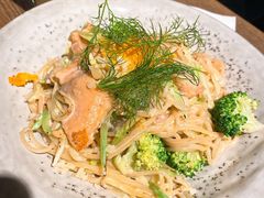 意式细面配烟熏三文鱼-Wagas沃歌斯(港汇恒隆广场店)