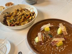 三年诺邓生吃火腿配乳扇丝-泓0871臻选云南菜·味庄
