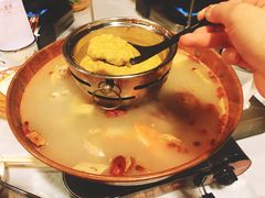 -鲜入围煮花胶鸡海鲜火锅