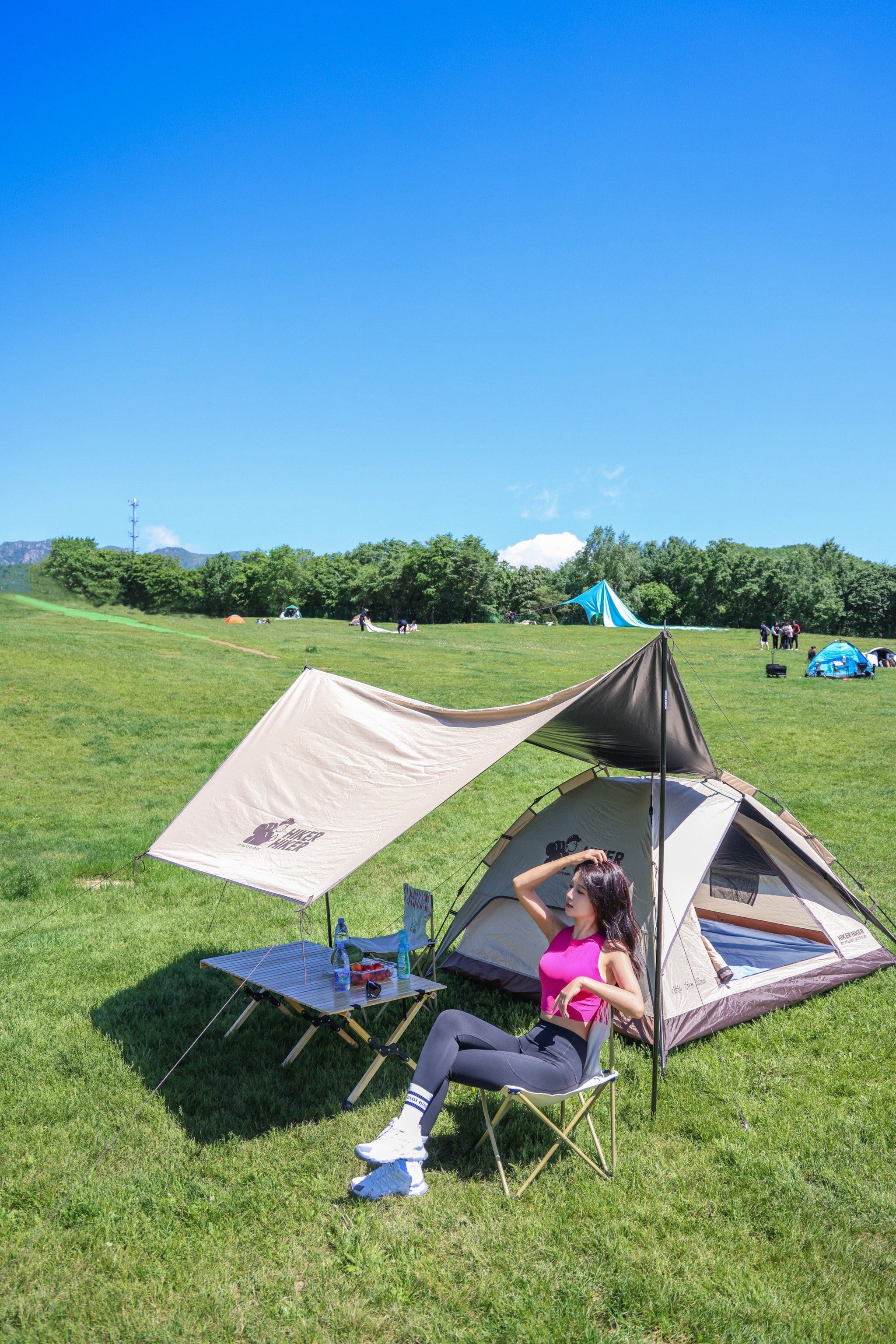 高山草甸露营⛺️