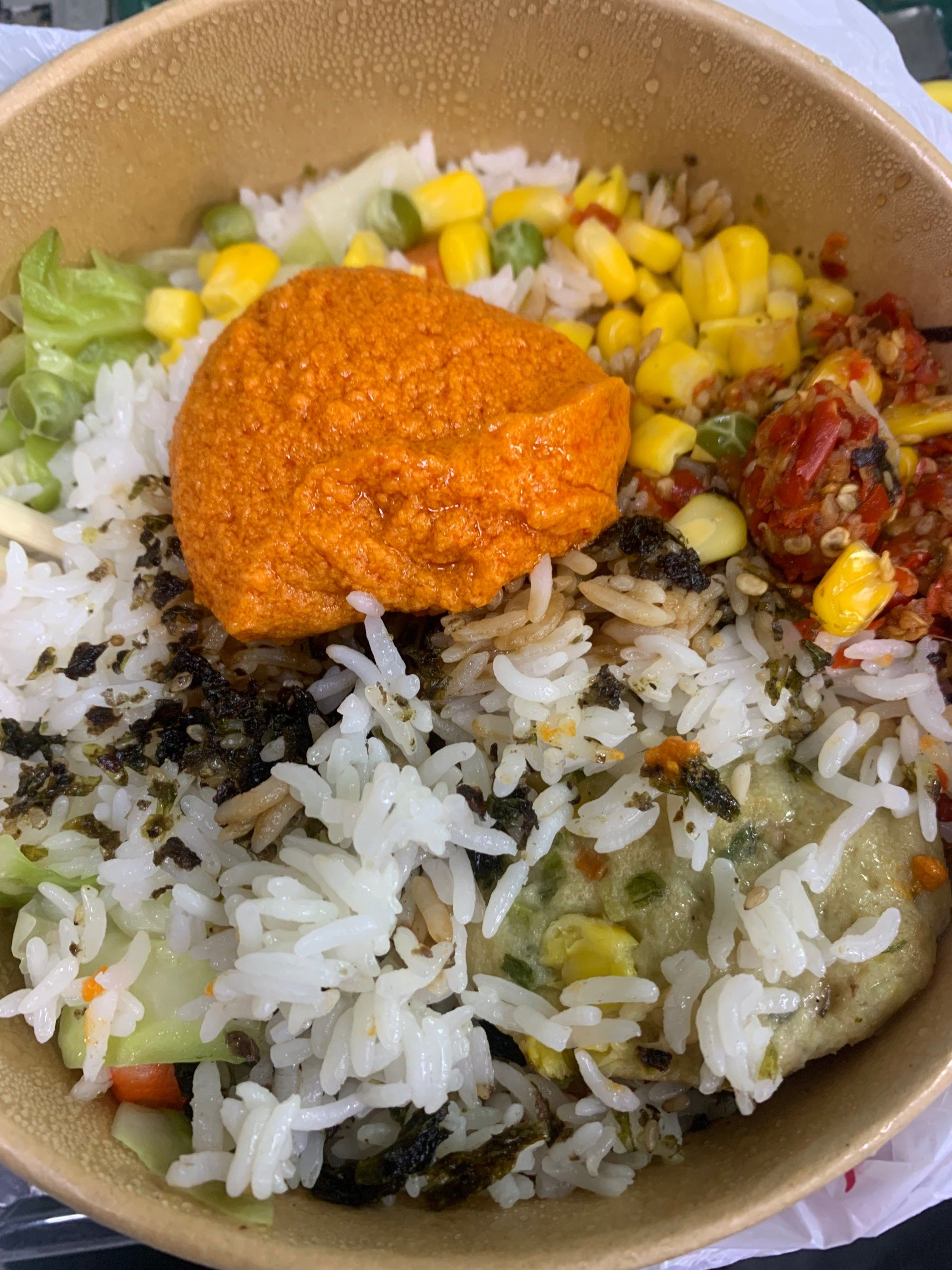 蟹黄拌饭