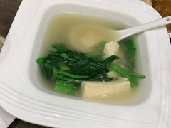 豆腐菠菜汤-松花湖水饺(新濠天地店)