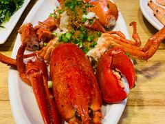 蒜蓉粉丝蒸大龙虾-南海渔家•海鲜•正宗海南菜(海棠湾店)