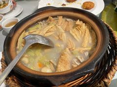 猪肚腐竹煲-六道菜农庄(花都店)