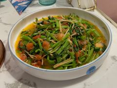 酸笋炒空心菜-浩海火烧云傣家菜(蓝港店)