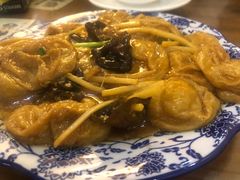 油面筯烧素三鲜-灵福缘私房菜·农家菜(拈花湾·灵山大佛必推店)
