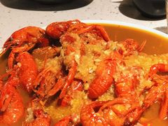 招牌蒜茸龙虾-京韵胡同·酱香羊蝎子火锅涮肉(长寿路店)
