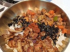 孜然五花肉烤肉拌饭-韩小悦点餐式牛排烤肉自助(龙湖金楠天街店)