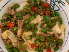 青椒炒肉干拌粉-刘氏三和面馆