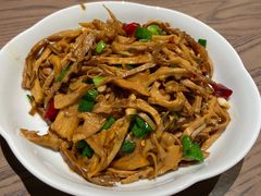 三层肉炒建瓯笋芽-四道菜·福建菜馆(新街口金鹰店)