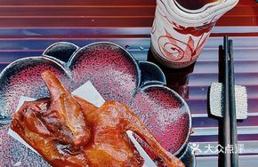 Aged Glass Young Pigeon