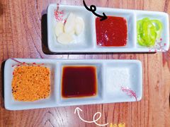 -明洞阿姨·韩式酱蟹烤肉·创意料理(三元桥店)